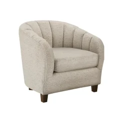 Fabric Accent Chair - Cream