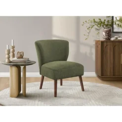 Fabric Accent Chair - Green