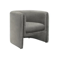 Fabric Accent Chair - Grey