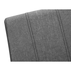 Fabric Chairs with Chrome Base (Set of 2) - Grey - Monarch