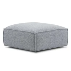 Fabric Ottoman - 33 x 33 x 16