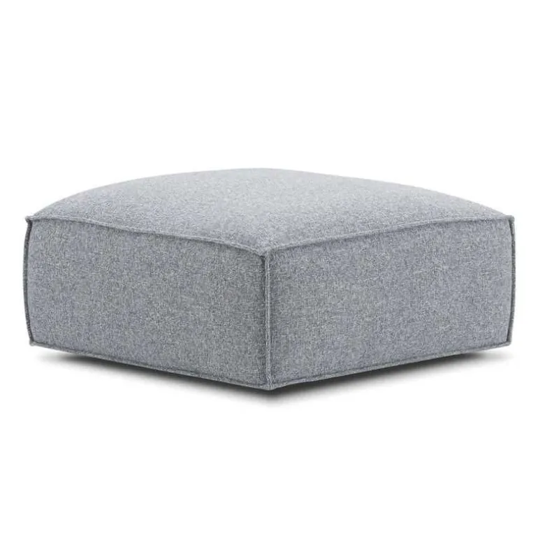 Fabric Ottoman - 33 x 33 x 16