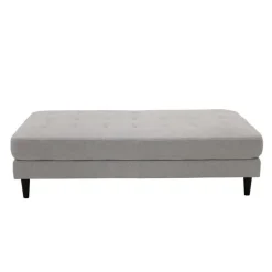 Fabric Ottoman 62 x 31 x 17 - Grey