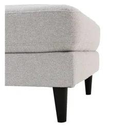 Fabric Ottoman 62 x 31 x 17 - Grey