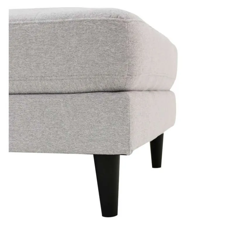 Fabric Ottoman 62 x 31 x 17 - Grey
