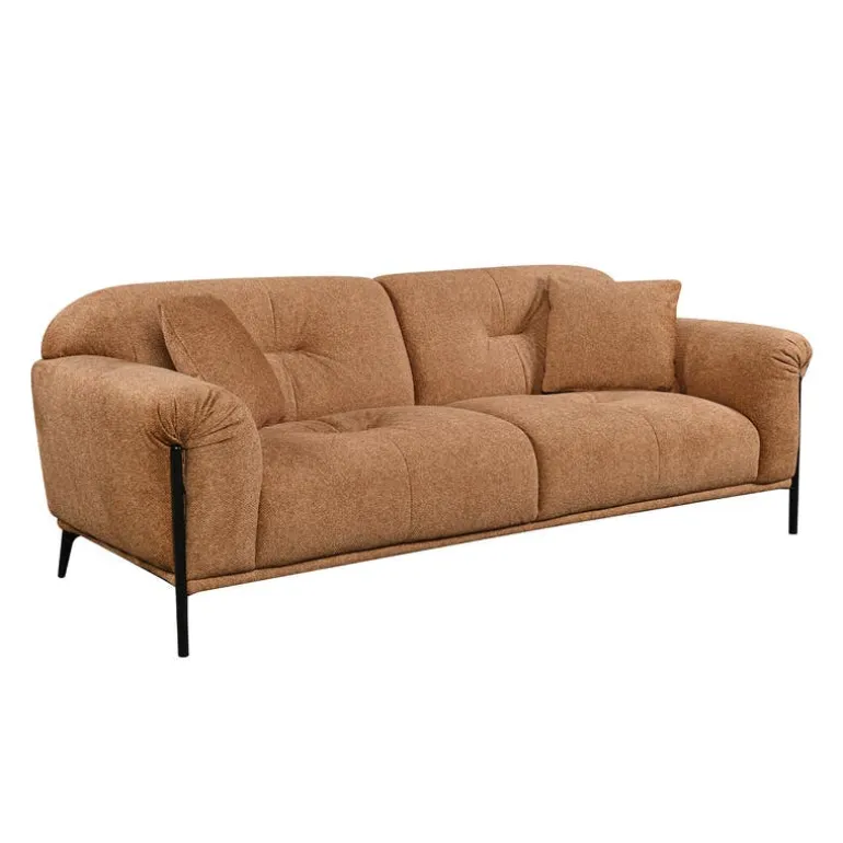 Fabric Sofa - Caramel Brown