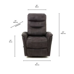 Fabric Swivel Recliner