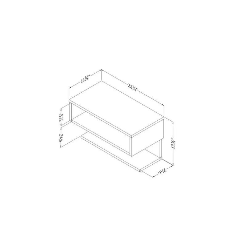 Floating Nightstand - South Shore