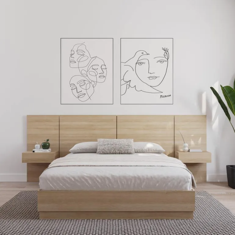 Floating Nightstands Extension Panels - Nexera