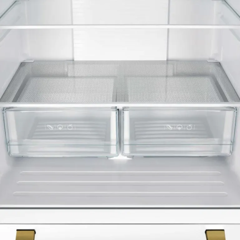 FORNO 17,5 Cu Ft 30 In Refrigerator White Bottom Freezer, French door - FFFFD1974-31