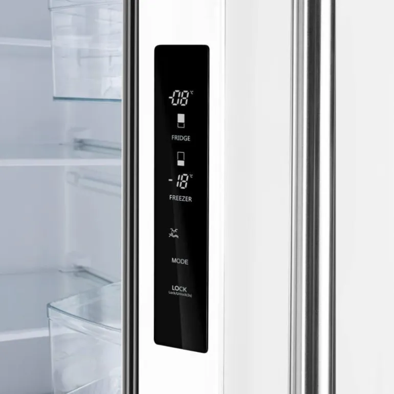 FORNO 17,5 Cu Ft 30 In Refrigerator White Bottom Freezer, French door - FFFFD1974-31