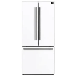 FORNO 17,5 Cu Ft 30 In Refrigerator White Bottom Freezer, French door - FFFFD1974-31