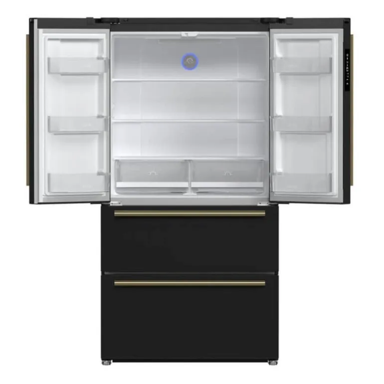 FORNO 19,2 Cu Ft 36 In Refrigerator Black Bottom Freezer, French door - FFRBI1820-36