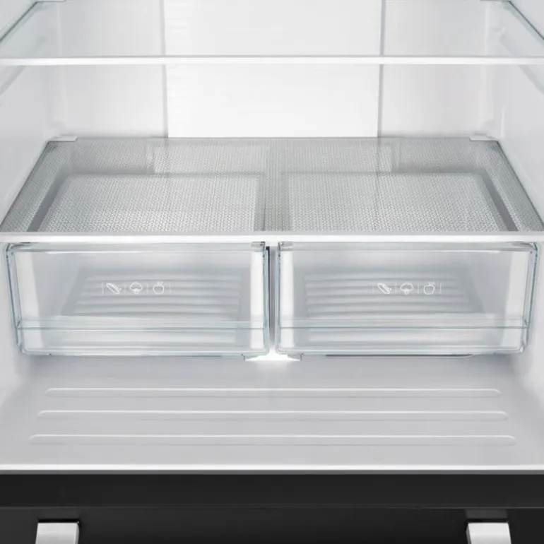 FORNO 17,5 Cu Ft 30 In Refrigerator Black Bottom Freezer, French door - FFFFD1974-31