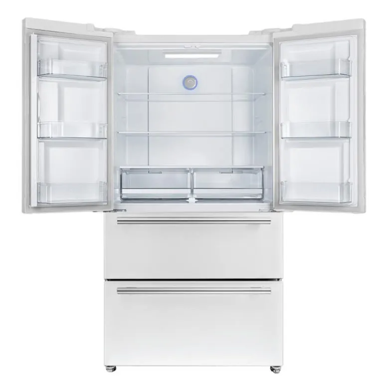 FORNO 19,2 Cu Ft 36 In Refrigerator White Bottom Freezer, French door - FFRBI1820-36