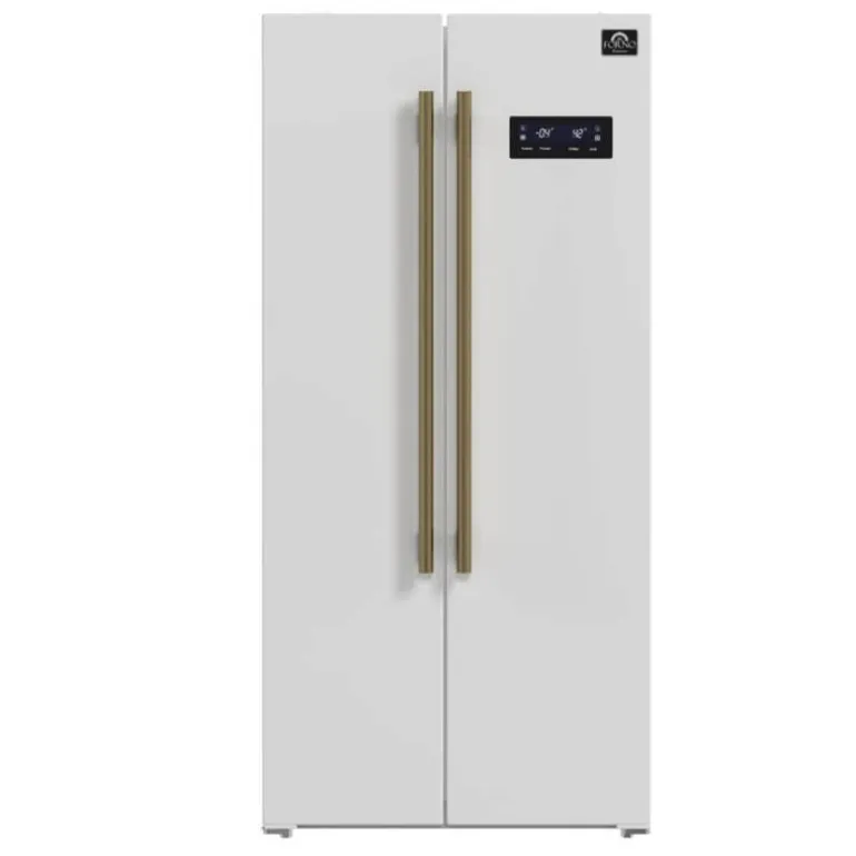 FORNO 15,6 Cu Ft 33 In Refrigerator White Side by side - FFRBI1805-33
