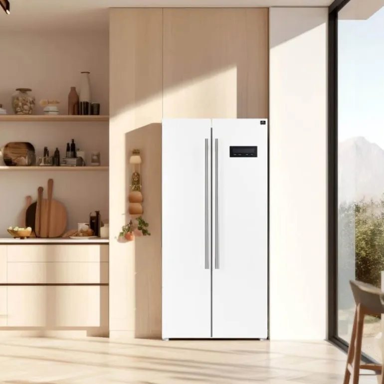 FORNO 15,6 Cu Ft 33 In Refrigerator White Side by side - FFRBI1805-33