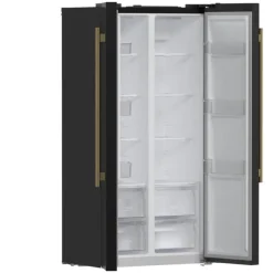 FORNO 15,6 Cu Ft 33 In Refrigerator Black Side by side - FFRBI1805-33