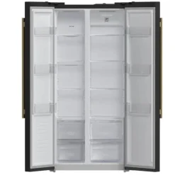 FORNO 15,6 Cu Ft 33 In Refrigerator Black Side by side - FFRBI1805-33
