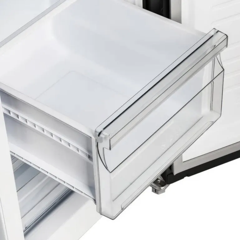 FORNO 15,6 Cu Ft 33 In Refrigerator Black Side by side - FFRBI1805-33