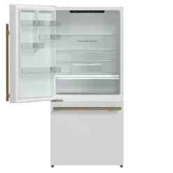 FORNO 17,2 Cu Ft 31 In Refrigerator White Bottom Freezer - FFFFD1786-31