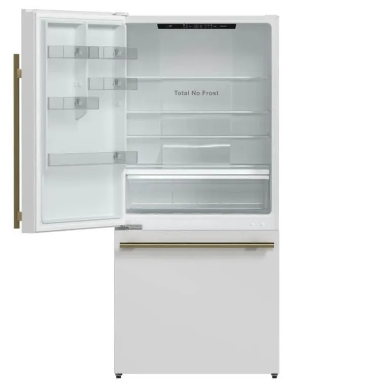 FORNO 17,2 Cu Ft 31 In Refrigerator White Bottom Freezer - FFFFD1786-31