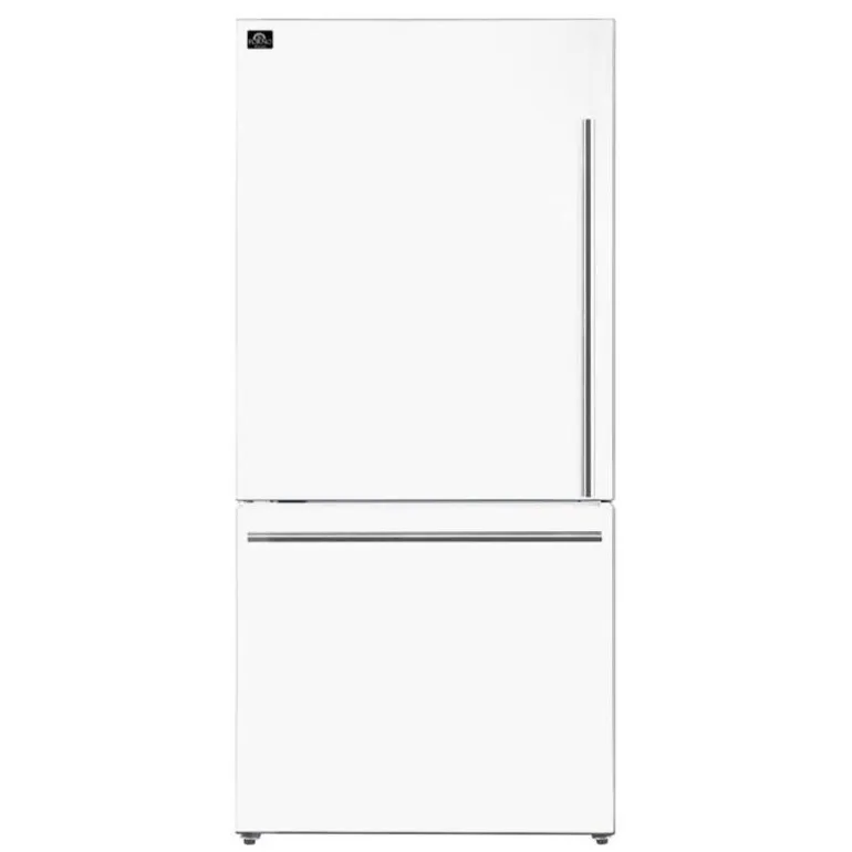 FORNO 17,2 Cu Ft 31 In Refrigerator White Bottom Freezer - FFFFD1786-31