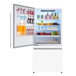 FORNO 17,2 Cu Ft 31 In Refrigerator White Bottom Freezer - FFFFD1786-31