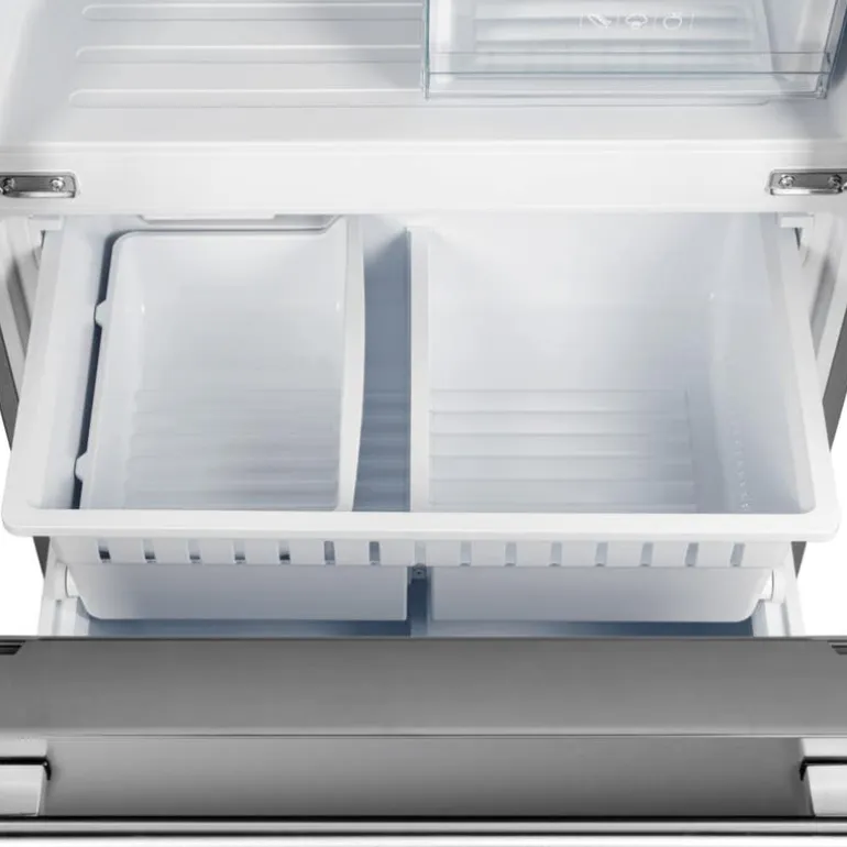 FORNO 17,5 Cu Ft 30 In Refrigerator Stainless Bottom Freezer, French door - FFFFD1974-31