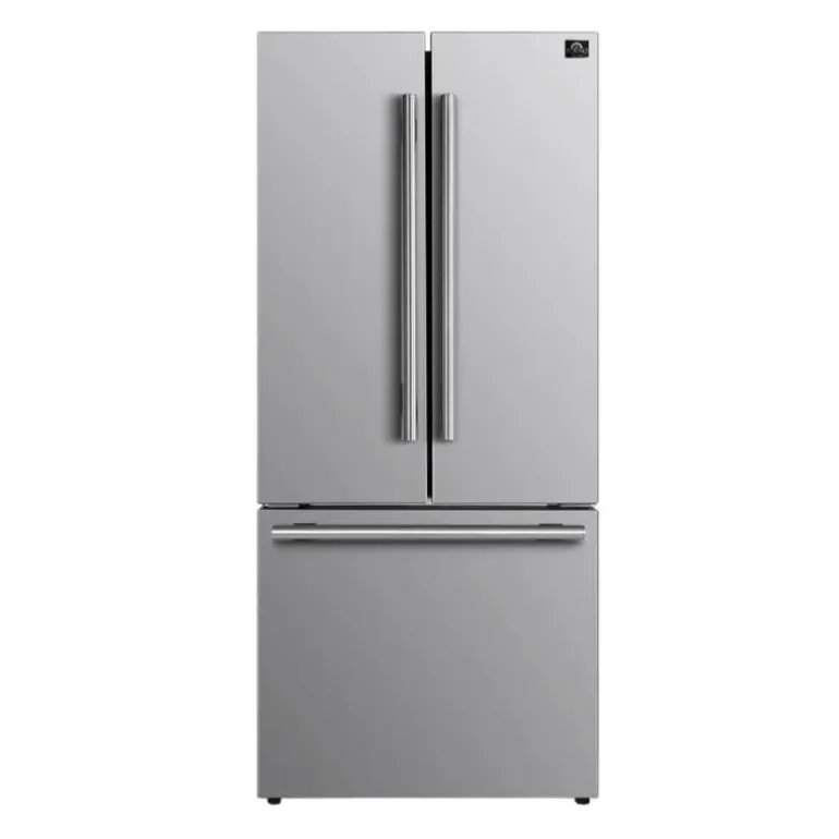 FORNO 17,5 Cu Ft 30 In Refrigerator Stainless Bottom Freezer, French door - FFFFD1974-31