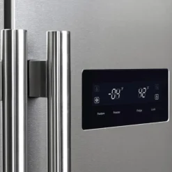 FORNO 15,6 Cu Ft 33 In Refrigerator Stainless Side by side - FFRBI1805-33