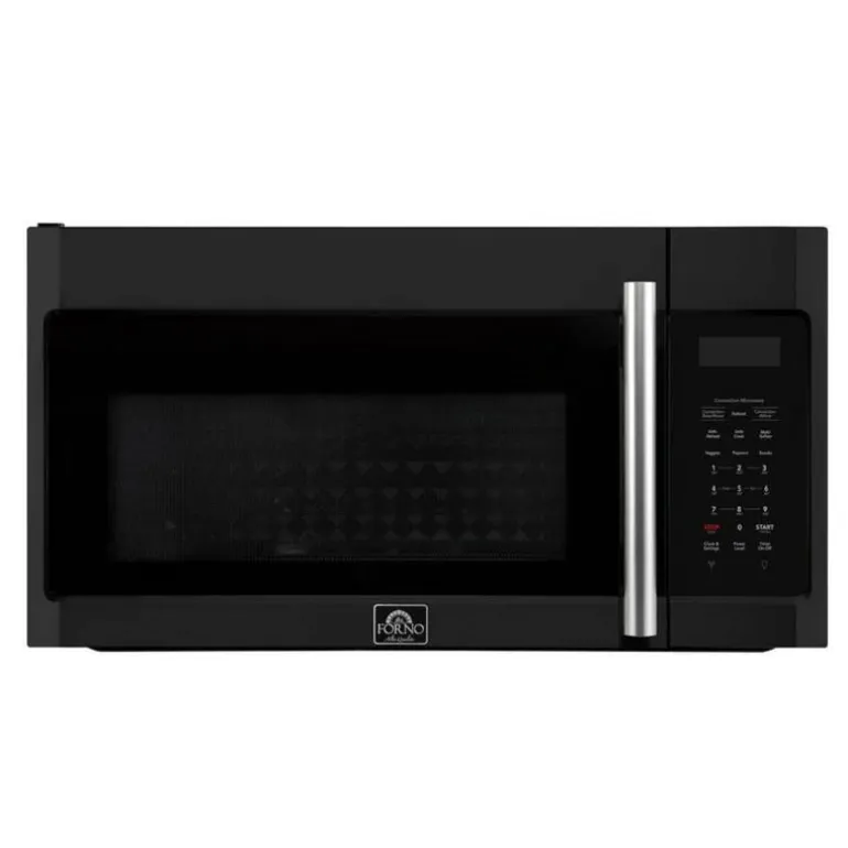 FORNO 1,5 Cu Ft Microwave/Hood, Black, 1500 W, 300 - FOTR3038-30B