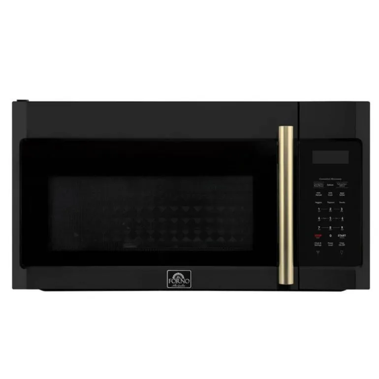 FORNO 1,5 Cu Ft Microwave/Hood, Black, 1500 W, 300 - FOTR3038-30B