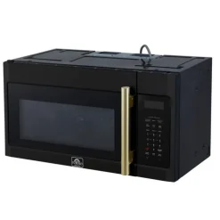 FORNO 1,5 Cu Ft Microwave/Hood, Black, 1500 W, 300 - FOTR3038-30B