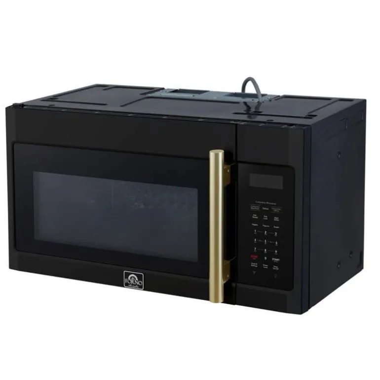 FORNO 1,5 Cu Ft Microwave/Hood, Black, 1500 W, 300 - FOTR3038-30B