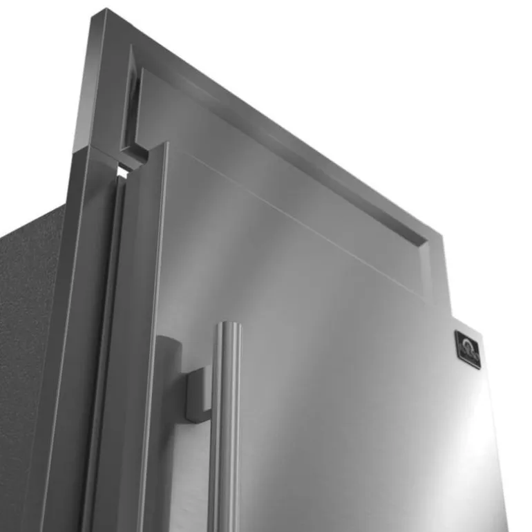 FORNO 13.6 cu.ft. 28 in Right-Side Built-In Convertible Refrigerator Stainless All refrigerator, Convertible Freezer - FFFFD1722-RS