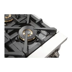 FORNO 36'' Dual Fuel Range Stainless 36" Electric Gas - FFSGS6187-36