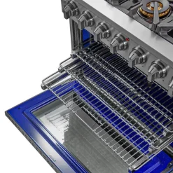 FORNO 36'' Gas Range Stainless 36