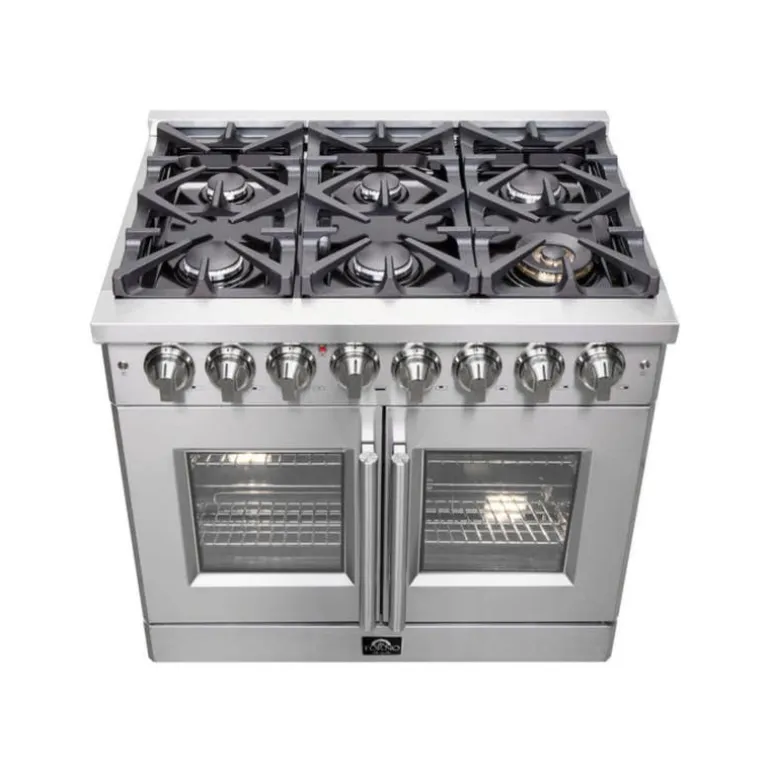 FORNO 36 In Gas Range Stainless 36" Electric Gas - FFSGS6325-36