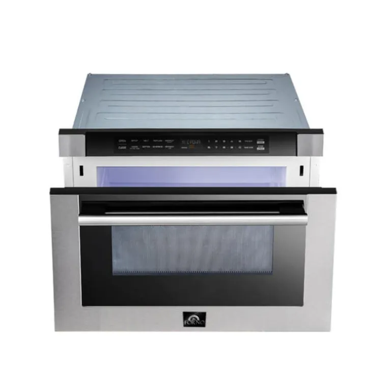 FORNO 24 In Microwave Drawer Stainless 1500 22.13" FMWDR3000-24
