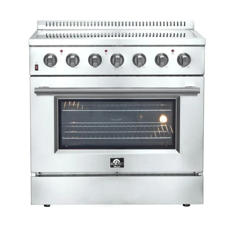 FORNO 36 In Range Stainless 36" Electric Glass-Ceramic - FFSEL6083-36
