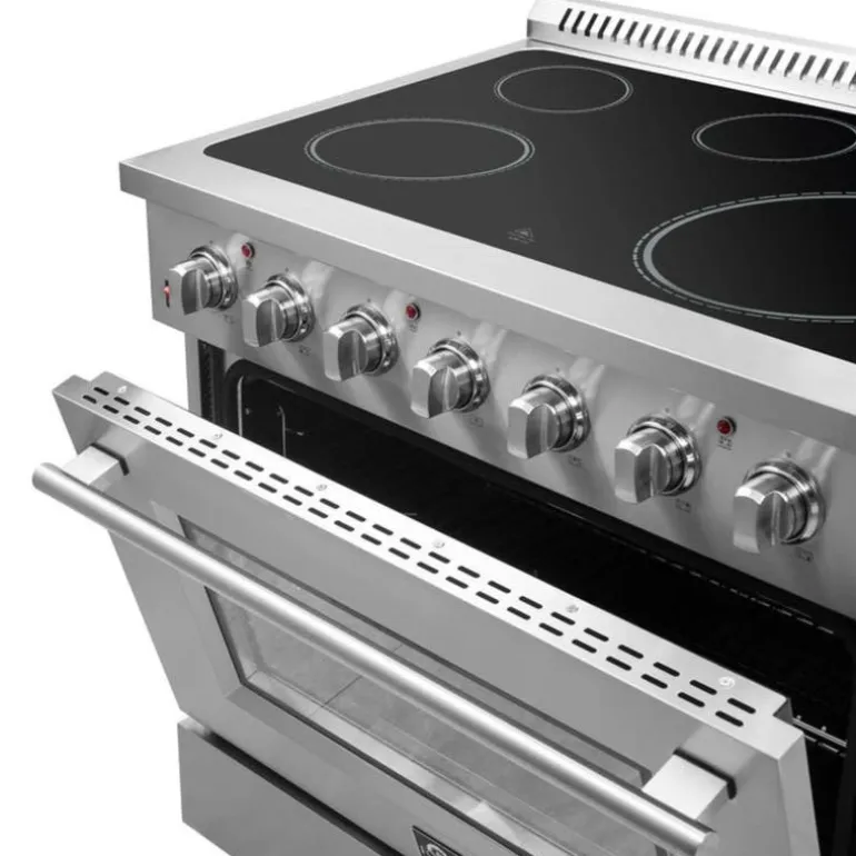 FORNO 36 In Range Stainless 36" Electric Glass-Ceramic - FFSEL6083-36