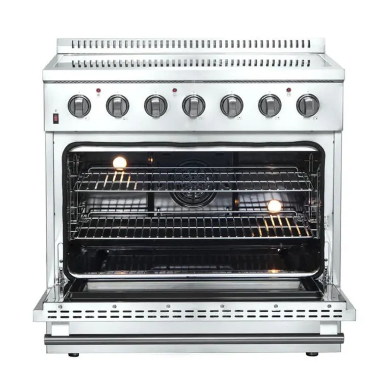 FORNO 36 In Range Stainless 36" Electric Glass-Ceramic - FFSEL6083-36
