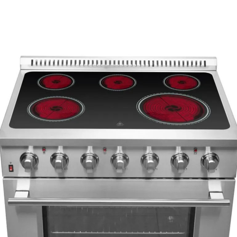 FORNO 36 In Range Stainless 36" Electric Glass-Ceramic - FFSEL6083-36