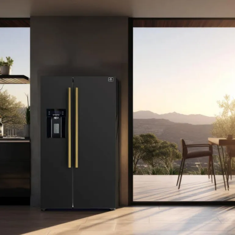 FORNO 36 in Side-by-Side Refrigerator Black Side by side - FFRBI1844-36