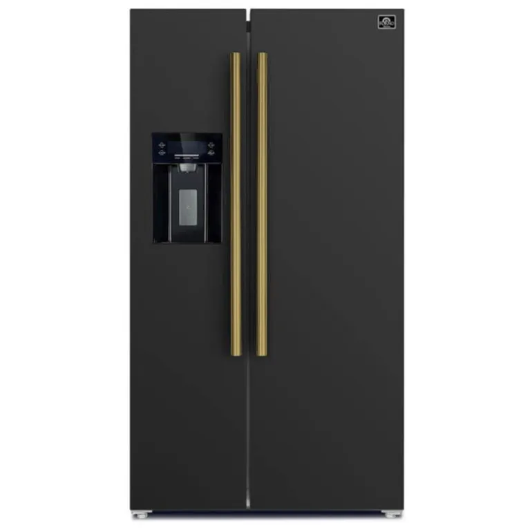 FORNO 36 in Side-by-Side Refrigerator Black Side by side - FFRBI1844-36