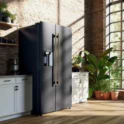 FORNO 36 in Side-by-Side Refrigerator Black Side by side - FFRBI1844-36