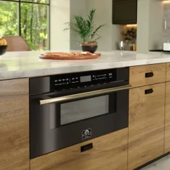 FORNO 30" Microwave Drawer Black 1500 30" FMWDR3000-30