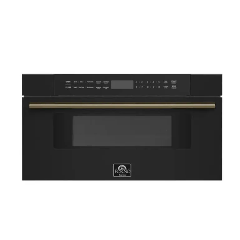FORNO 30" Microwave Drawer Black 1500 30" FMWDR3000-30