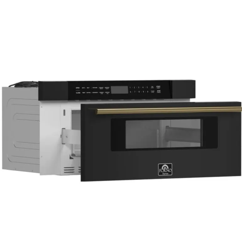FORNO 30" Microwave Drawer Black 1500 30" FMWDR3000-30